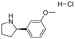 (R)-2-(3-甲氧基苯基)吡咯烷盐酸盐图片