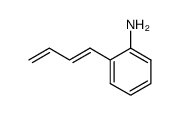 Benzenamine, 2-(1,3-butadienyl)-, (E)- (9CI) structure