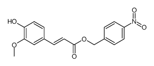 p-nitrobenzyl ferulate Structure