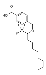 4-(1,1,1-trifluorodecan-2-yloxymethyl)benzoic acid Structure