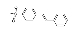 1-(methylsulfonyl)-4-styrylbenzene Structure