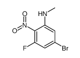 5-Bromo-3-fluoro-N-methyl-2-nitroaniline Structure