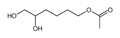 5,6-dihydroxyhexyl acetate Structure