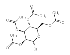 2,3,4,6-四-O-乙酰基-α-D-氯代吡喃甘露糖结构式