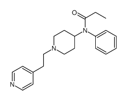 N-phenyl-N-[1-(2-pyridin-4-ylethyl)piperidin-4-yl]propanamide Structure