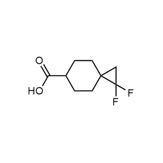 1,1-二氟螺[2.5]辛烷-6-羧酸结构式