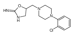 5-[[4-(2-chlorophenyl)piperazin-1-yl]methyl]-4,5-dihydro-1,3-oxazol-2-amine结构式