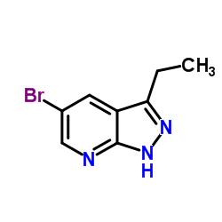 5-Bromo-3-ethyl-1H-pyrazolo[3,4-b]pyridine Structure