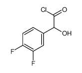 Benzeneacetyl chloride, 3,4-difluoro-alpha-hydroxy- (9CI) Structure