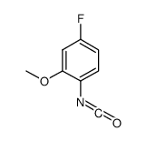 4-Fluoro-1-Isocyanato-2-Methoxybenzene结构式