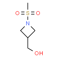 (1-methanesulfonylazetidin-3-yl)methanol结构式