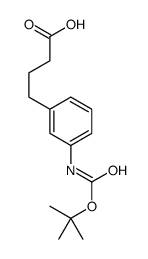 BOC-4-(4-AMINOPHENYL)BUTANOIC ACID结构式