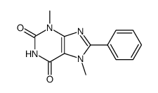 3,7-dimethyl-8-phenylxanthine结构式