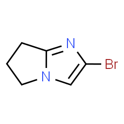 2-溴-6,7-二氢-5H-吡咯并[1,2-a]咪唑结构式