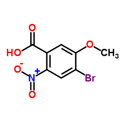 4-Bromo-5-methoxy-2-nitro-benzoic acid structure