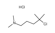 N-(4-CHLORO-4-METHYLPENTYL)-N,N-DIMETHYLAMINE HYDROCHLORIDE结构式
