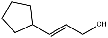 2-Propen-1-ol, 3-cyclopentyl-, (2E)- structure