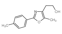 2-[5-methyl-2-(4-methylphenyl)-1,3-oxazol-4-yl]ethanol Structure