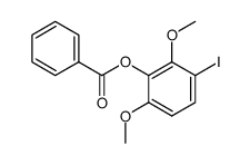 1-benzoyloxy-5-iodo-2,6-dimethoxybenzene结构式
