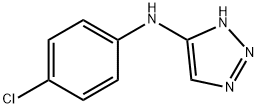 1H-1,2,3-Triazol-5-amine, N-(4-chlorophenyl)-结构式