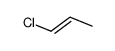 1-氯丙烯(顺反混合物)结构式