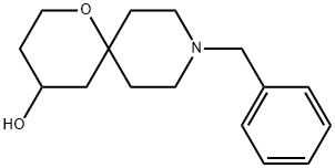 9-benzyl-1-oxa-9-azaspiro[5.5]undecan-4-ol Structure