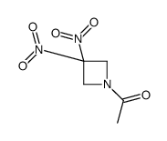 1-(3,3-dinitroazetidin-1-yl)ethanone Structure