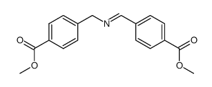 methyl 4-(((4-(methoxycarbonyl)benzyl)imino)methyl)benzoate结构式