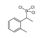 trichloro(1-(o-tolyl)ethyl)silane Structure
