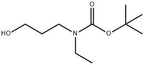 Ethyl-(3-hydroxy-propyl)-carbamic acid tert-butyl ester Structure