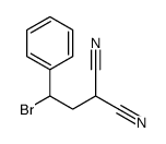 2-(2-bromo-2-phenylethyl)propanedinitrile结构式