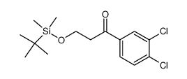 3-(3,4-dichlorophenyl)-3-oxo-l-propanol tert-butyldimethylsilyl ether Structure