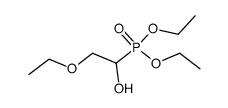 diethyl 2-ethoxy-1-hydroxyethylphosphonate Structure