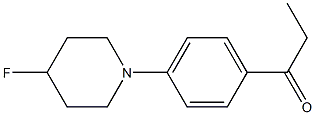 1-(4-(4-fluoropiperidin-1-yl)phenyl)propan-1-one结构式