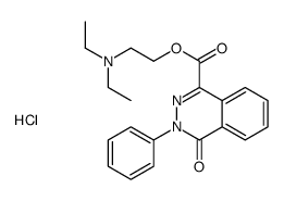 2-(diethylamino)ethyl 4-oxo-3-phenylphthalazine-1-carboxylate,hydrochloride Structure