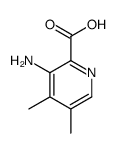 2-Pyridinecarboxylicacid,3-amino-4,5-dimethyl-(9CI)结构式