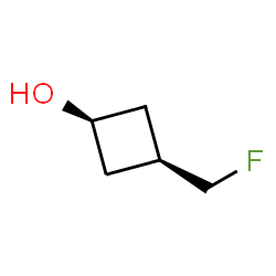 cis-3-(fluoromethyl)cyclobutan-1-ol结构式