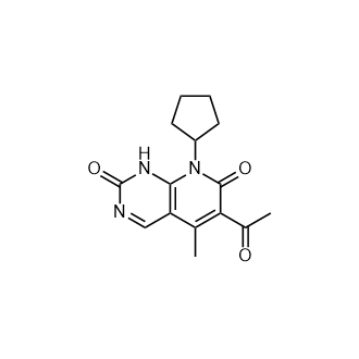 6-乙酰基-8-环戊基-2-羟基-5-甲基吡啶并[2,3-d]嘧啶-7(8H)-酮(帕布昔利布杂质)图片
