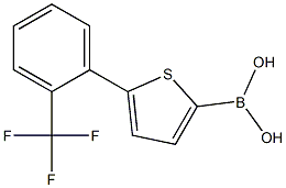 5-(2-Trifluoromethylphenyl)thiophene-2-boronic acid Structure