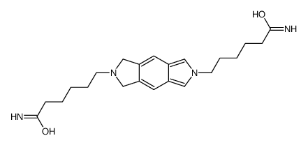 6-[2-(6-amino-6-oxohexyl)-5,7-dihydropyrrolo[3,4-f]isoindol-6-yl]hexanamide Structure