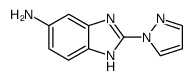 1H-Benzimidazol-5-amine,2-(1H-pyrazol-1-yl)-(9CI)结构式