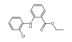 ethyl 2-((2-chlorophenyl)amino)benzoate Structure
