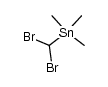 trimethyl(dibromomethyl)stanne Structure