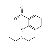 N-ethyl-N-(2-nitrophenyl)sulfanylethanamine Structure