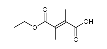 dimethyl-fumaric acid monoethyl ester Structure