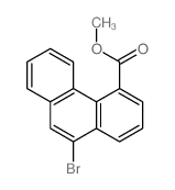 4-Phenanthrenecarboxylicacid, 10-bromo-, methyl ester结构式