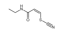 N-Ethyl-3-cyanomercapto-cis-acrylamid Structure