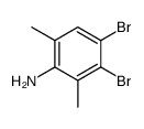 3,4-dibromo-2,6-dimethylaniline结构式