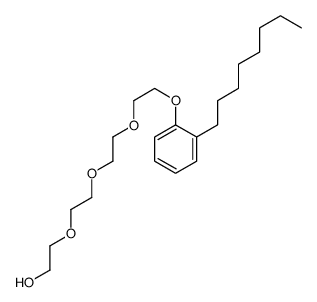 2-[2-[2-[2-(2-octylphenoxy)ethoxy]ethoxy]ethoxy]ethanol Structure