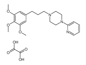 oxalic acid,1-pyridin-2-yl-4-[3-(3,4,5-trimethoxyphenyl)propyl]piperazine Structure